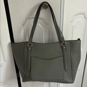 Nine West Green Tote Bag with Minimalist Design